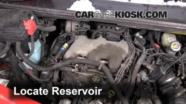2001 Pontiac Aztek 3.4L V6 Windshield Washer Fluid Add Fluid